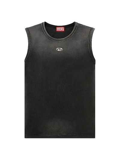 Brico Logo-Embroidered Cotton Jersey Tank