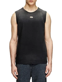 Brico Logo-Embroidered Cotton Jersey Tank