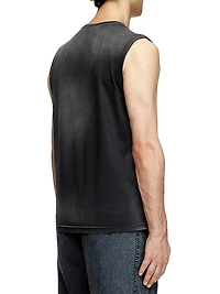 Brico Logo-Embroidered Cotton Jersey Tank