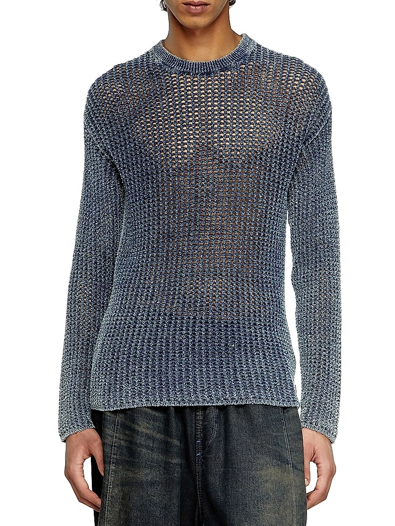 Redros Waffle-Knit Sweater