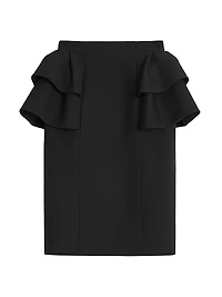 Crepe Couture Midi Skirt