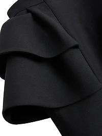 Crepe Couture Midi Skirt