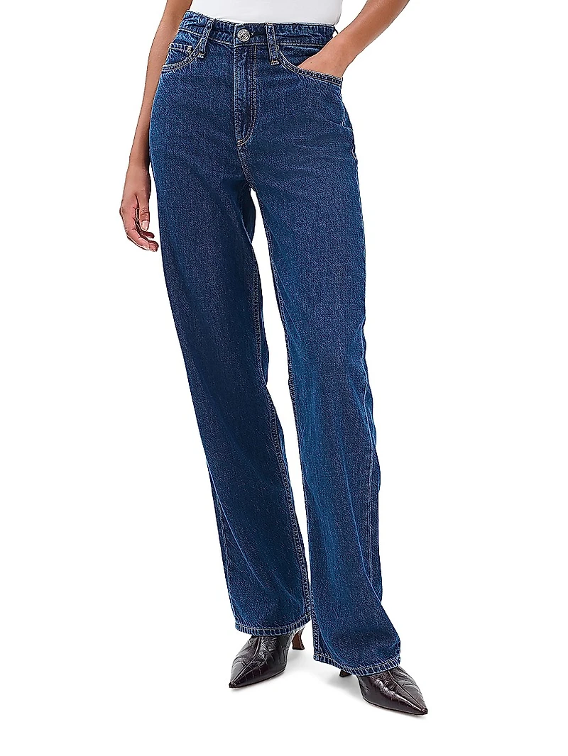 Logan Mr Wide Leg Mid-Rise Jeans