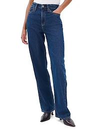 Logan Mr Wide Leg Mid-Rise Jeans