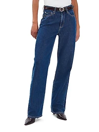 Logan Mr Wide Leg Mid-Rise Jeans
