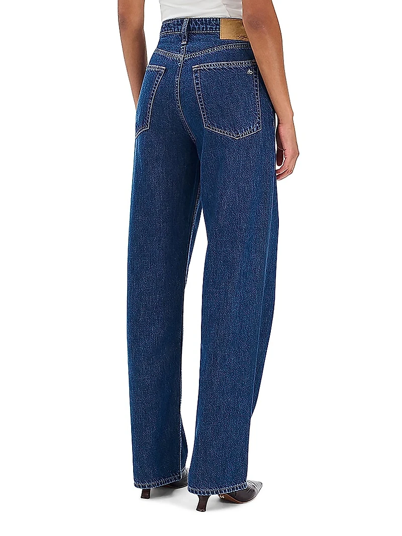 Logan Mr Wide Leg Mid-Rise Jeans