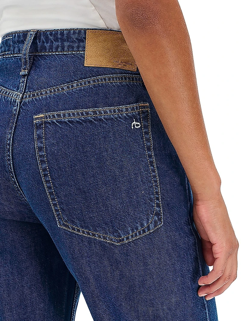 Logan Mr Wide Leg Mid-Rise Jeans