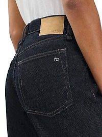 Shea High-Rise Cuffed Ankle Jeans