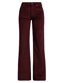 Skylar Corduroy Wide-Leg Trousers