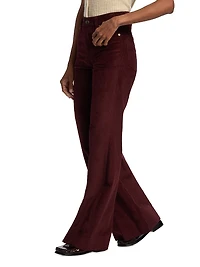 Skylar Corduroy Wide-Leg Trousers