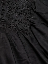 Stretch Lace Bubble Minidress