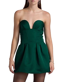 Strapless Bubble Minidress