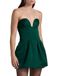 Strapless Bubble Minidress