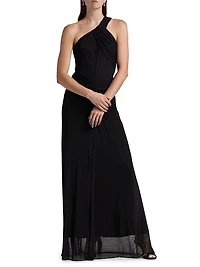 Embellished Twist Hot Fix Gown