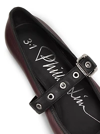 ID Leather Mary Jane Flats
