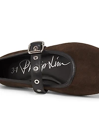 ID Suede Mary Janes