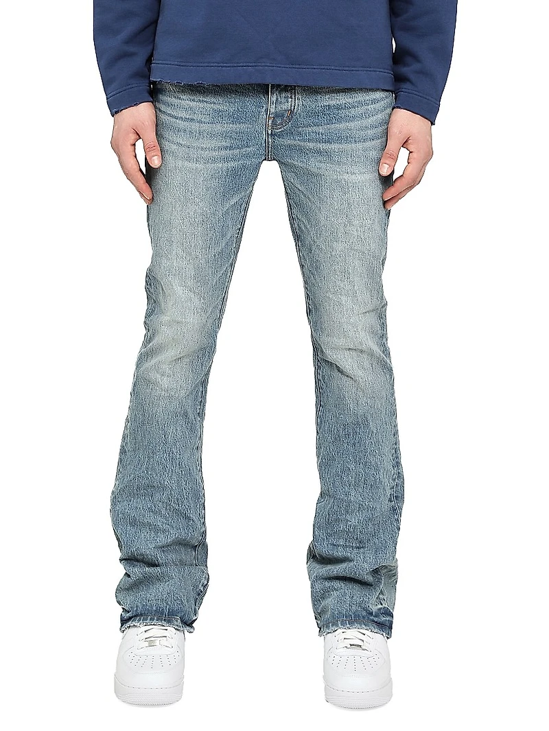 P004 Flare Worn Jeans