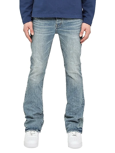 P004 Flare Worn Jeans