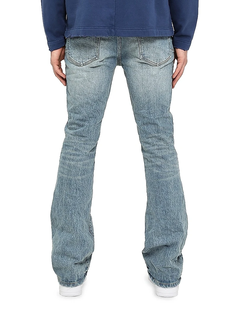 P004 Flare Worn Jeans