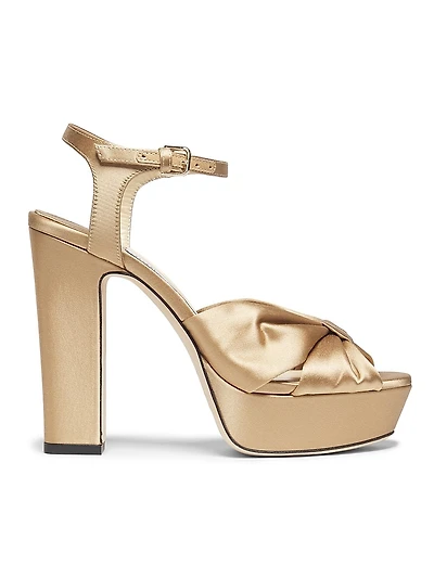 Heloise 120MM Satin Platform Sandals