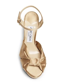 Heloise 120MM Satin Platform Sandals