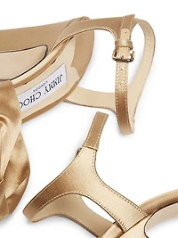 Heloise 120MM Satin Platform Sandals