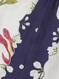 Maitan Orchis Printed Linen Shirt