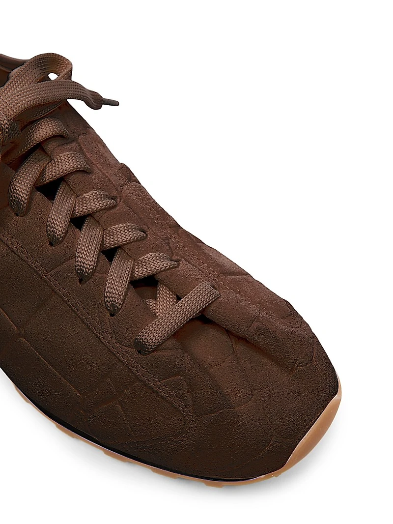 Tennis Leather Low-Top Shoes