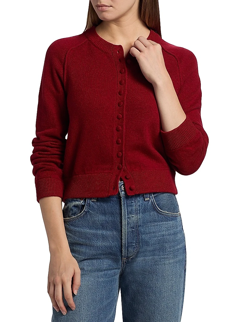 Tabi Merino Wool-Blend Cardigan