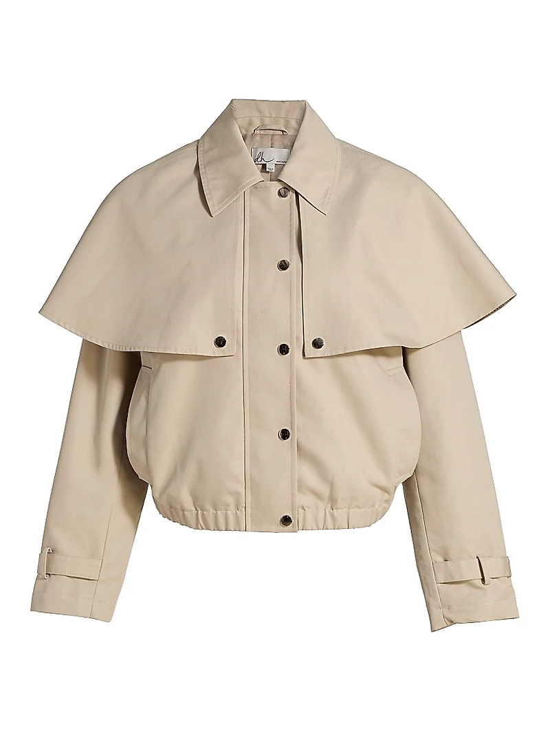 Lyla Layered Cotton-Blend Jacket