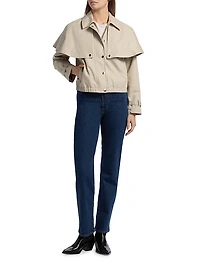 Lyla Layered Cotton-Blend Jacket