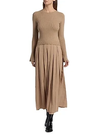 Meryl Pleated Maxi Dress