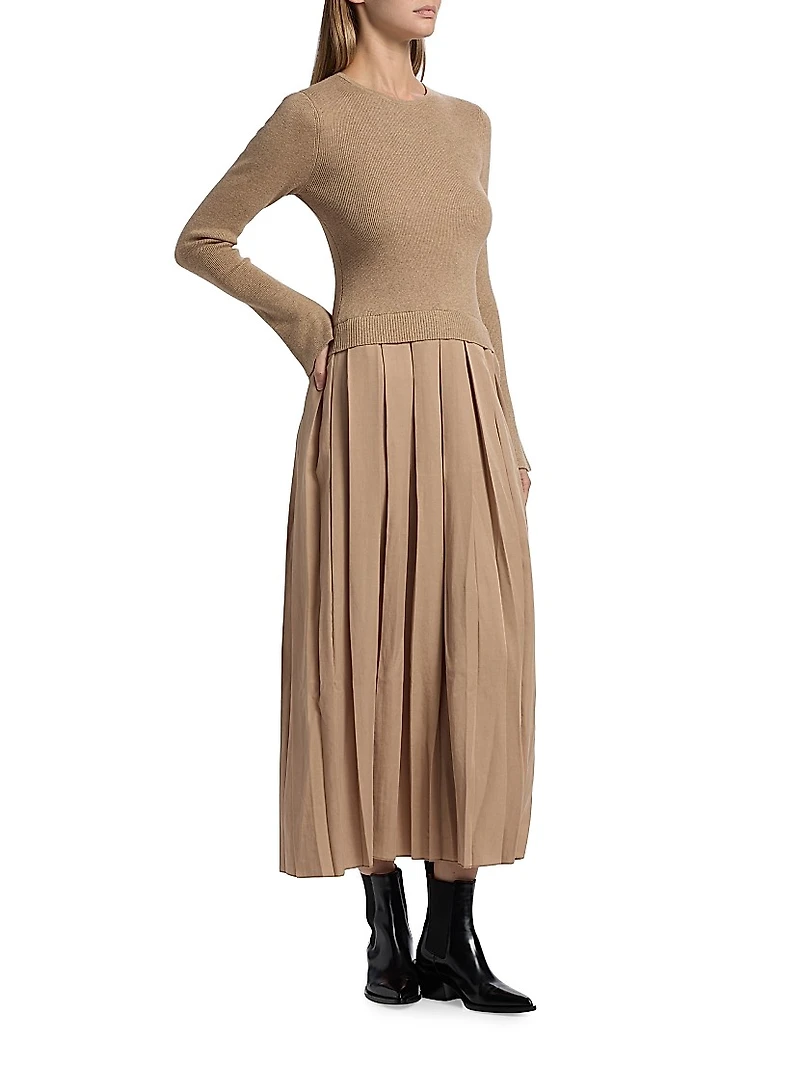 Meryl Pleated Maxi Dress