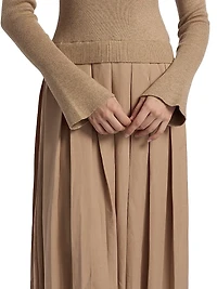 Meryl Pleated Maxi Dress