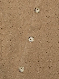 Meadow Asymmetric Wool-Blend Cardigan
