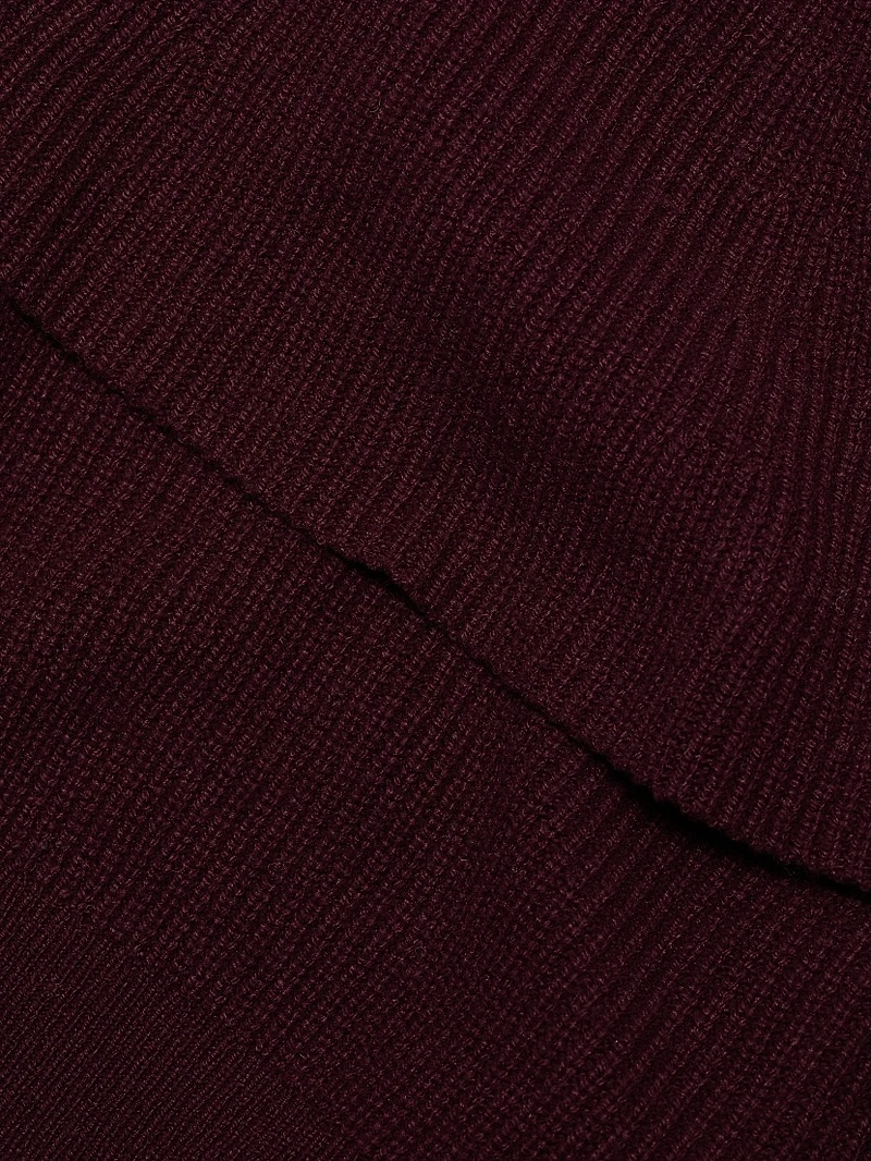 Delphine Ribbed Merino Wool-Blend Sweater