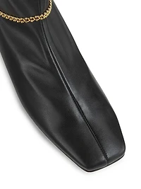 Norma Chain-Link Accented Booties