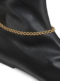 Norma Chain-Link Accented Booties