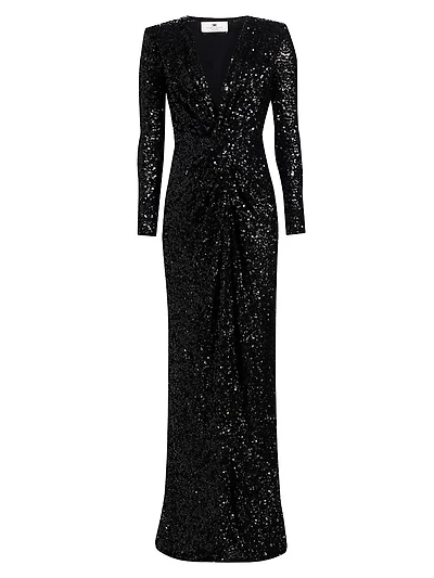 Sequin Paillettes Gown
