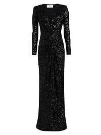 Sequin Paillettes Gown