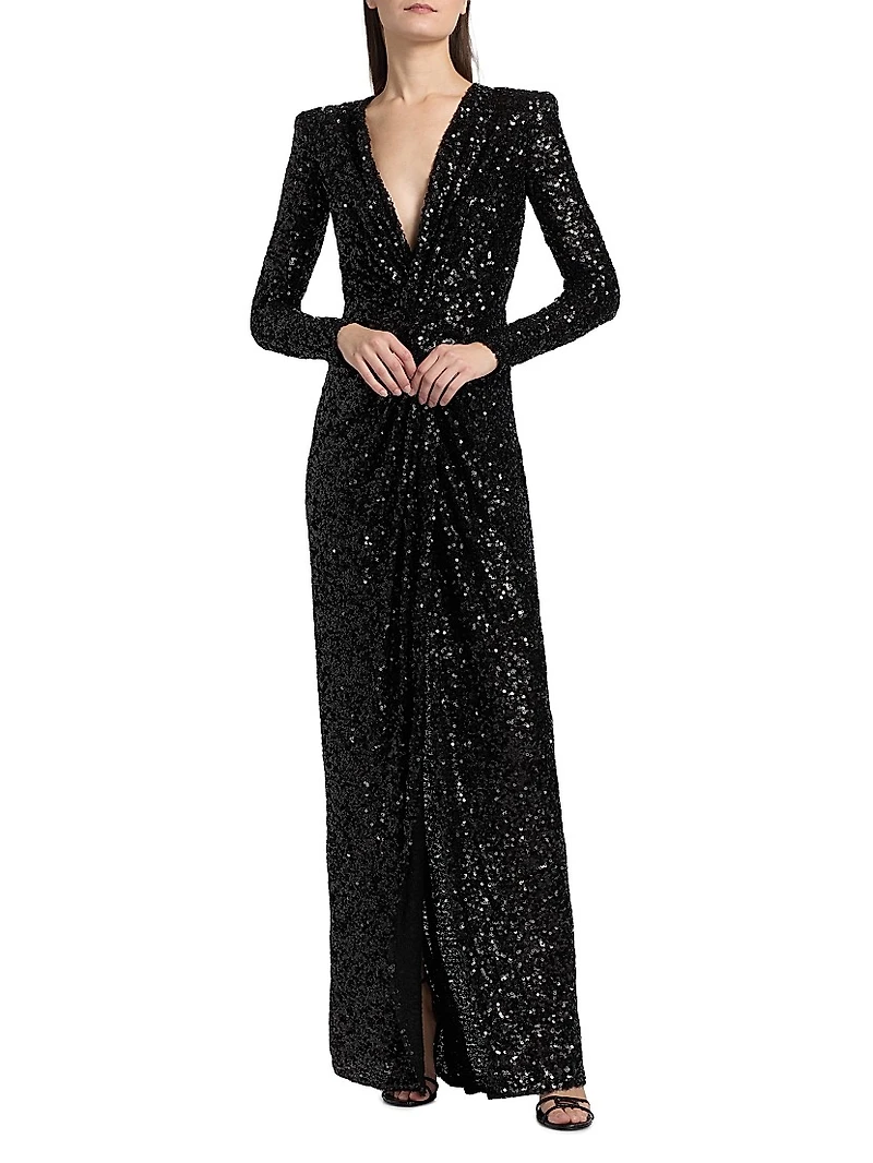 Sequin Paillettes Gown