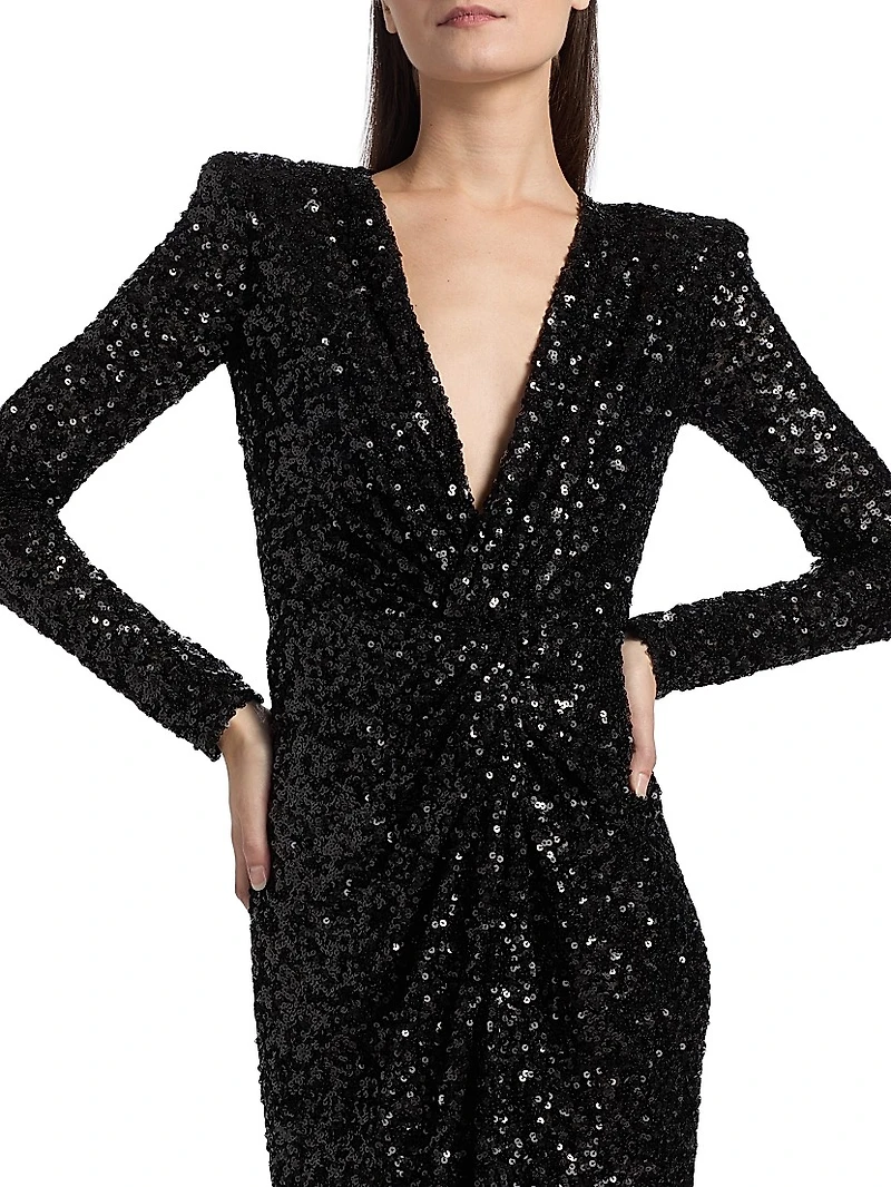 Sequin Paillettes Gown