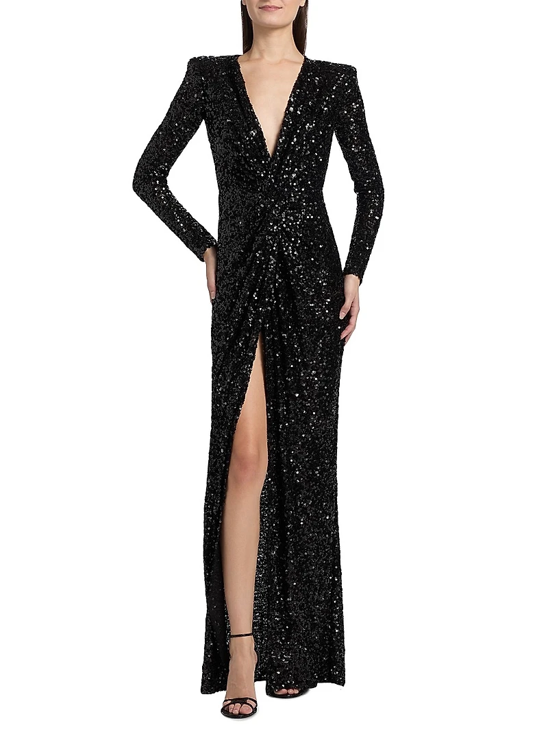 Sequin Paillettes Gown