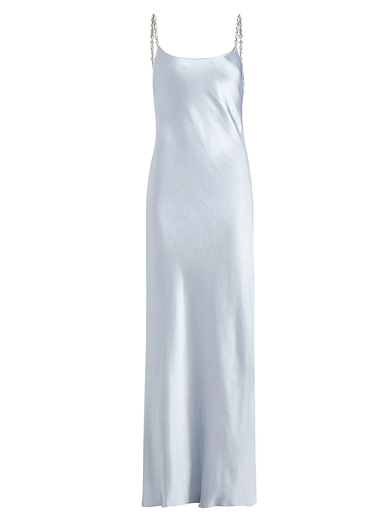 Bias-Cut Satin Gown