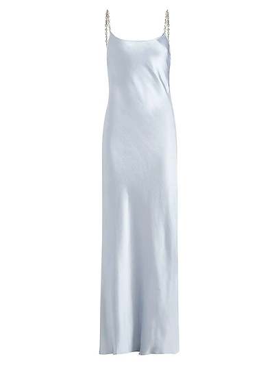 Bias-Cut Satin Gown