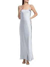 Bias-Cut Satin Gown