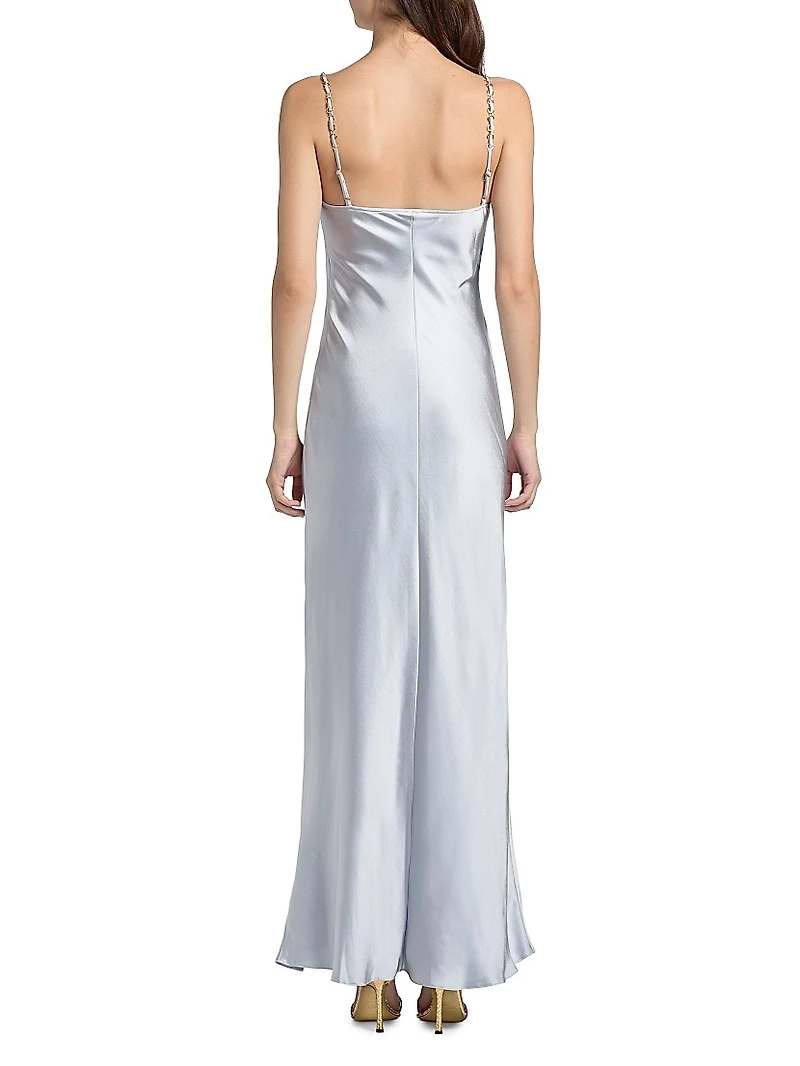 Bias-Cut Satin Gown