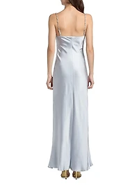 Bias-Cut Satin Gown