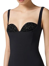 Light Crepe Cocktail Dress