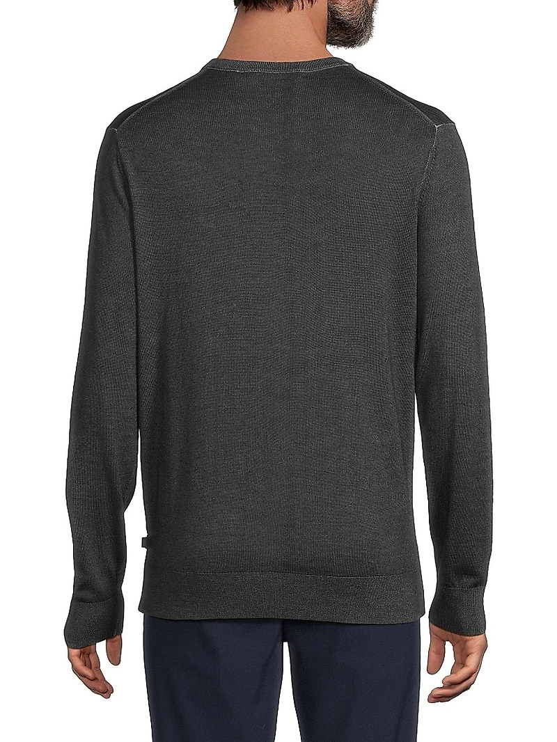 Merino Wool Crewneck Sweater